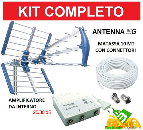 Kit antenna amplificata - antenna, tv