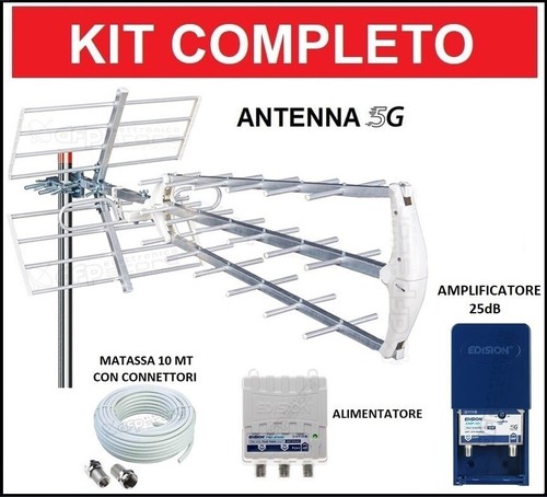 Kit antenna amplificata - kit, tv